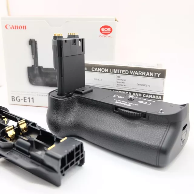 [Mint] Canon BG-E11 Empuñadura de batería EOS5Ds 5DsR 5DMK3 Negro Japón #1096