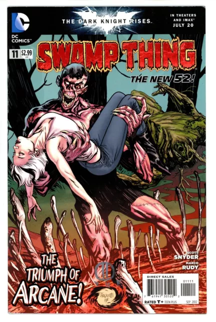 Swamp Thing Vol 5 #11 DC Signed Marco Rudy (2012)