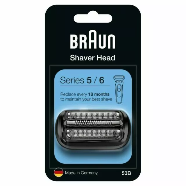 Braun Series 5 Scherkopf Ersatzscherkopf Kombipack - Schwarz 53B Series 5-6