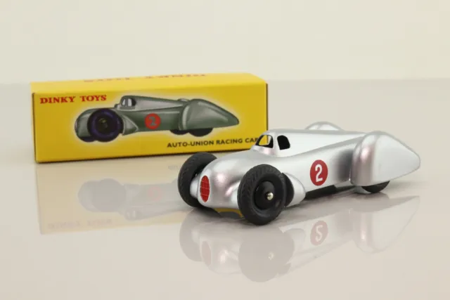 Atlas Dinky 23d; Auto-Union Racing Car; Metallic Silver RN2; Excellent Boxed