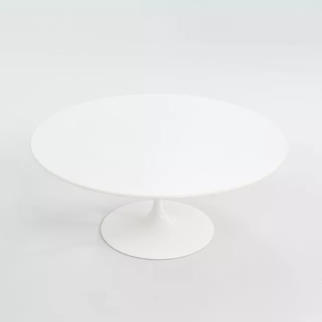 2016 Eero Saarinen for Knoll Tulip Coffee Table 35 Inch Round Laminate 2x Avail
