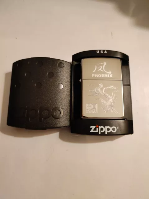Zippo 315770 China Phoenix Lighter Case - No Inside Guts Insert