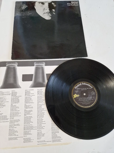 Meat Loaf Midnight at the Lost and Found EPC 25243 Vinyl Album Record Inc lyrics