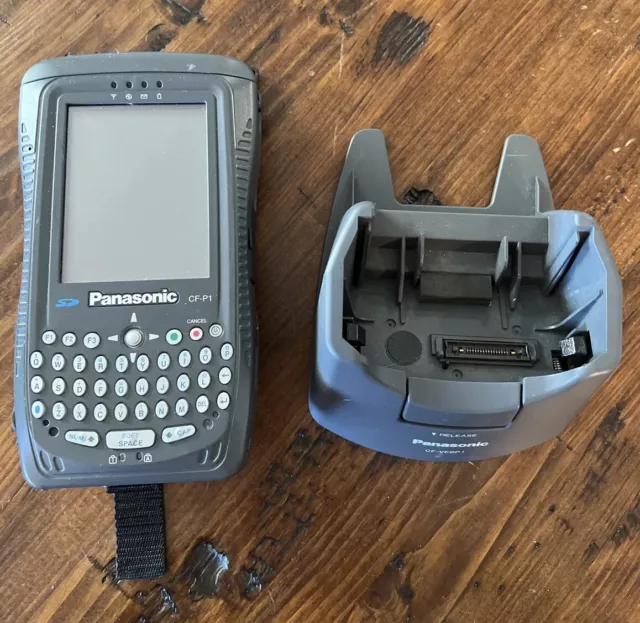 NOS Panasonic CF-P1 Pocket PC Mobile Computer Unit Stylus, Battery & Charging St