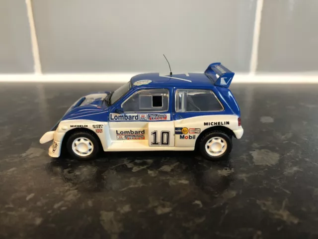 Deagostini Rally Car Collection Metro 6R4 RAC Rally 1985 Tony Pond 1:43 Scale