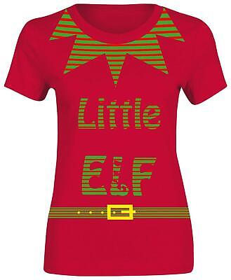 T-shirt donna qualsiasi nome ELF famiglia stampa a righe ragazzi maniche corte top di Natale cotone