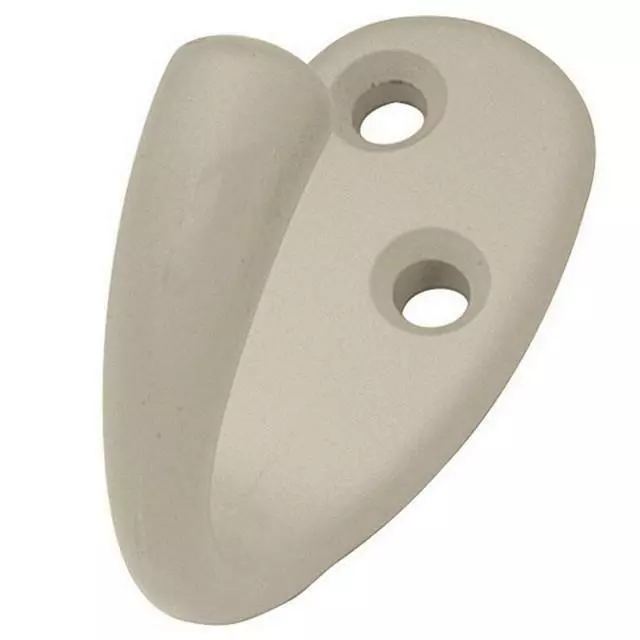 Small 2" Light Almond SINGLE Coat Robe Bath Utility Hook, Hickory P27100-LAD