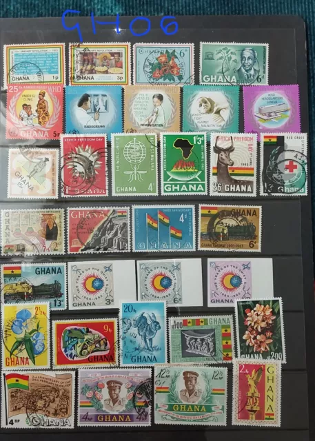 Ghana Selection Stamps Used & Mint (GH06)