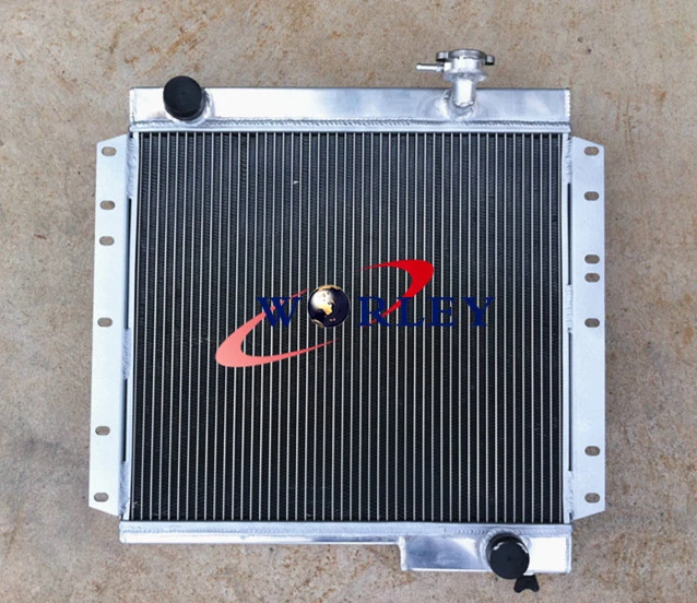 Fj70 Radiator ALUMINUM RADIATOR FOR Toyota Land Cruiser FJ40 FJ45 Petrol MT ...