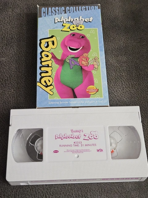 BARNEY & FRIENDS Classic Alphabet Zoo VHS Video Tape ABC Rare Lyrick ...