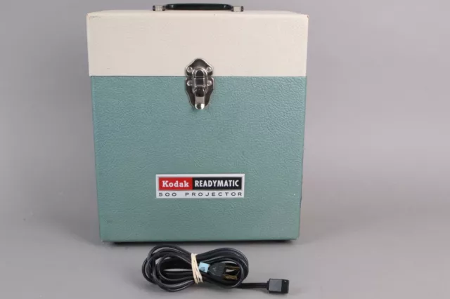 Vintage Kodak Readymatic 500 slide projector. Tested and working perfectly.