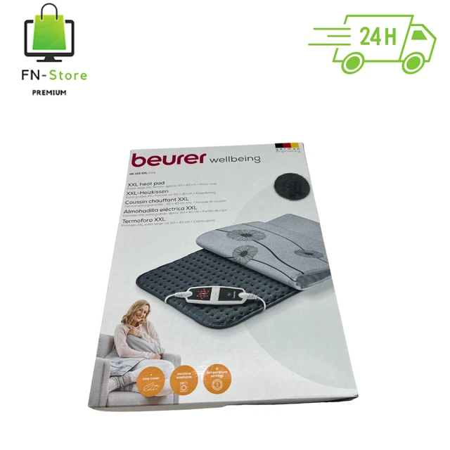 BEURER XXL Heizkissen HK 125 Cosy extra weich 6 Temperaturstufen 100W Öko-Tex