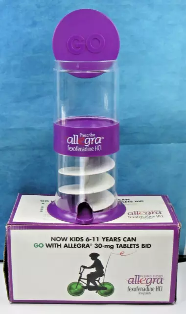 Super Rare Allegra Gumball Dispenser Drug Rep Pharmaceutical Promo Advertising