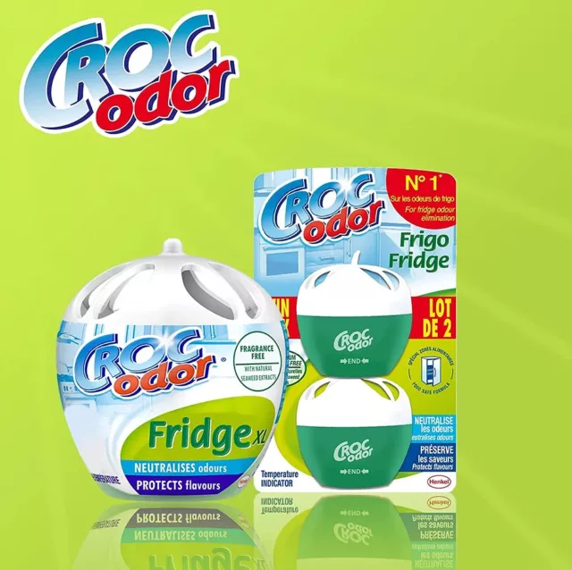 Croc Odor Fridge Fresh Deodoriser Bad smell Odour freshener Food Safe - Choose