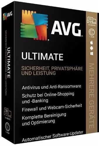 AVG Ultimat 2024 | 1, 3, 5, 10 Geräte / 1 - 3 Jahre | Neu | Sofortdownload + Key