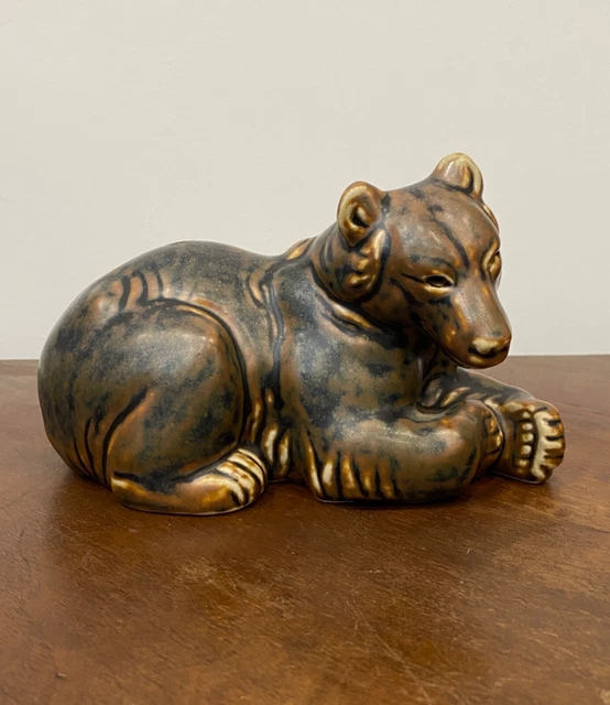 Royal Copenhagen orso di Knud Kyhn  porcellana