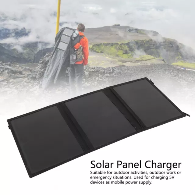 Panneau Solaire Pliable Panneau De Charge Solaire En Silicium 15W 5V 3