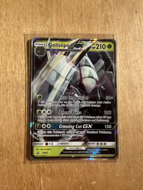 Pokémonkarte - Golisopod GX SM62 Holo - Sonne & Mond - Schwarzer Stern Promo