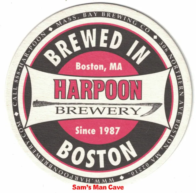Harpoon Brewery Beer Coaster