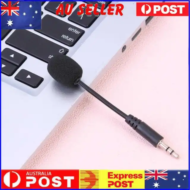 Mobile Phone Mini 3.5mm Interface Flexible Microphone Stereo Mic for PC Laptop