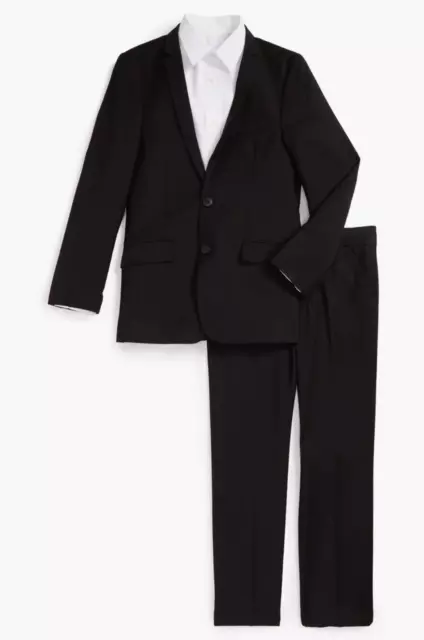 Appaman L108514 Little Boys Black 2- Piece Lined Classic Mod Suit Size 5 3