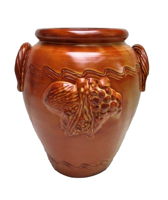 Set De 2 Vases En Terre Cuite - Orange - Terre | Leroy Merlin