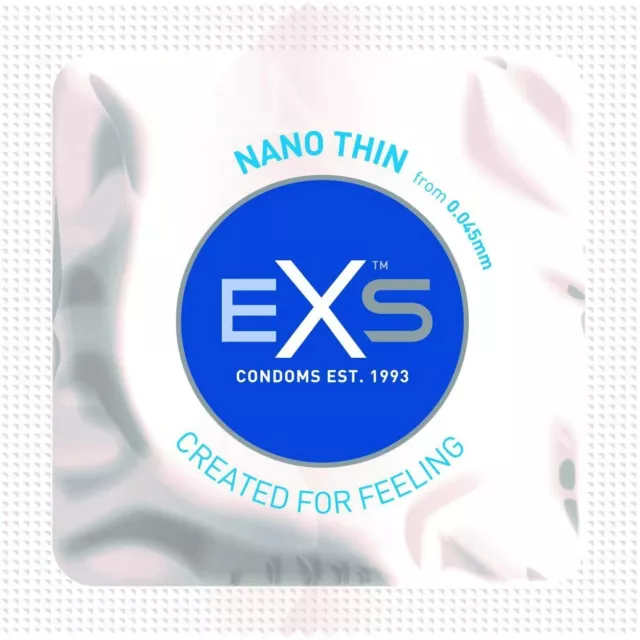 EXS Nano Mince Condoms - Disponible En 6, 12, 24, 36, 48 Ou 100 Paquets