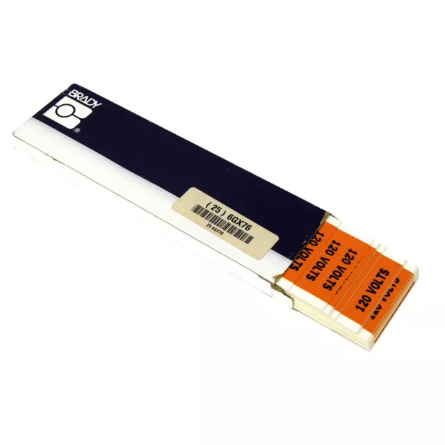 Brady 44304 Conduit and Voltage Markers 120 Volts (Box of 25)