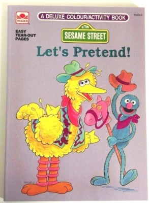 SESAME STREET COLOURING Activity Book Retro Colouring Book 1980’s £5.00