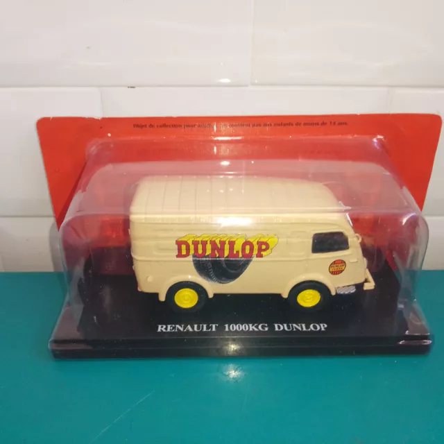 2409231 1/43 véhicules publicitaires Auto + Hachette renault 1000kg dunlop