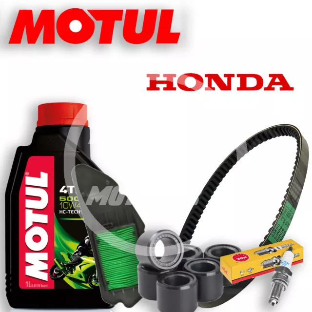 Kit/Tagliando Honda Sh/125/150 2013 2014 2015 Olio Rulli Cinghia Filtro Candela