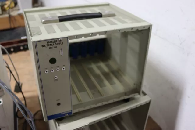 Canberra 1000 NIM BIN NIMBIN Chassis Rack with Power Supply PORTABLE