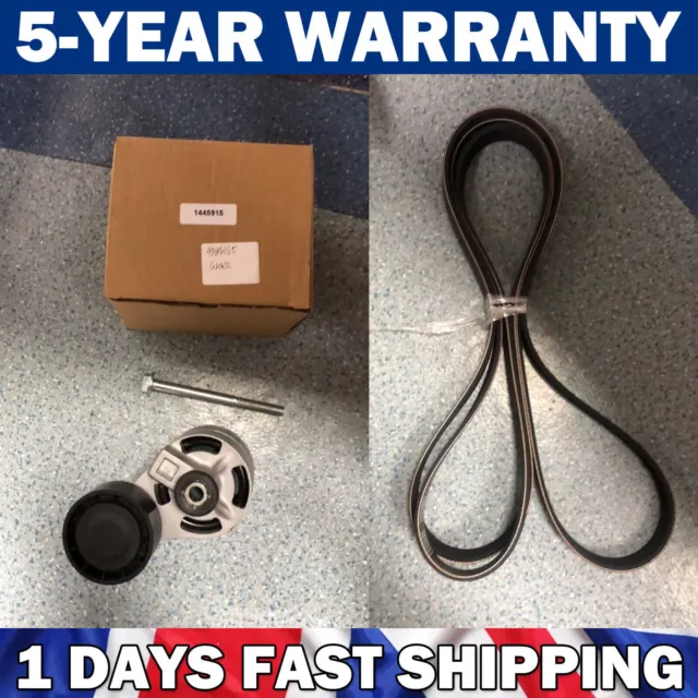 For Ford Transit Fan Drive Belt And Tensioner Mk7 2.4 Duratorq 06 On Without A/C