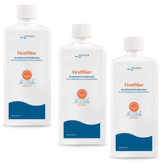 Balsamo letto ad acqua primo riempimento balsamo maglieria 3 x 0,5 l