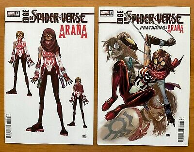 EDGE OF SPIDER-VERSE #1 1:10 Ramos Design + 1:25 Variants Marvel Comics NM