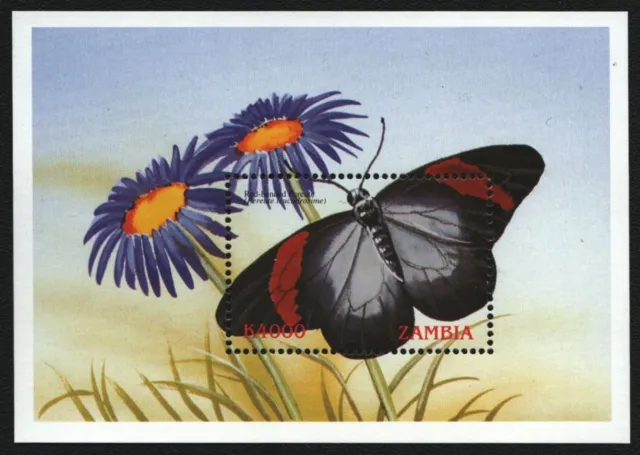 Sambia 1999 - Mi-Nr. Block 66 ** - MNH - Schmetterlinge / Butterflies