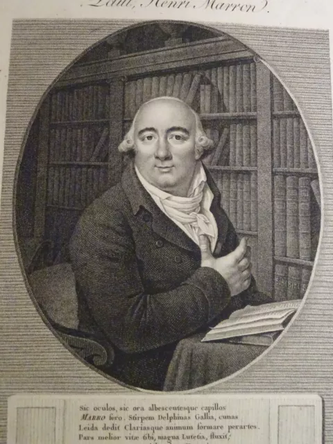 Abraham HULK (1751-c1817) PORTRAIT ENGRAVING PAUL HENRI BROWN PROTESTANTISM 1810 2