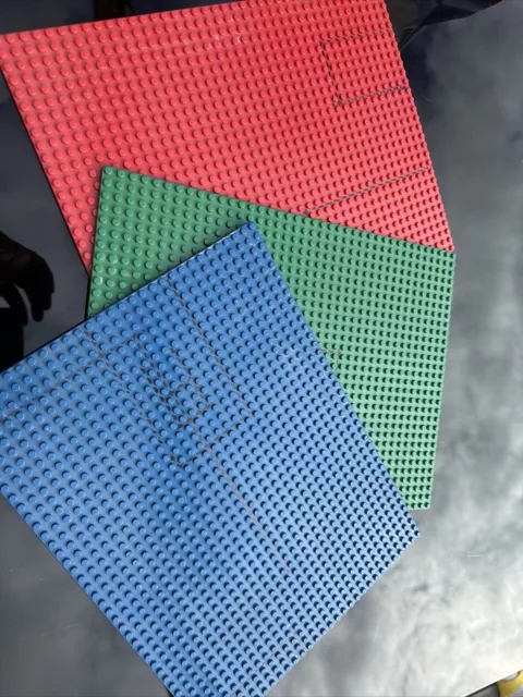 Lot 3 Plaques Legos  Couleurs