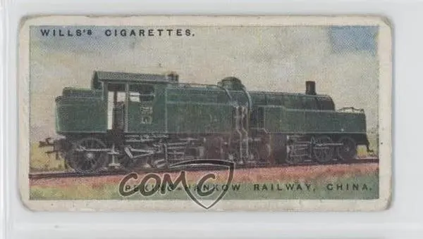 1924 Wills Railway Engines Tobacco Peking-Hankow Railway China #30 9bp