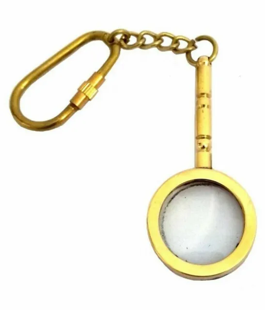 Nautical Magnifier Type Key Ring Keychain Key Fob