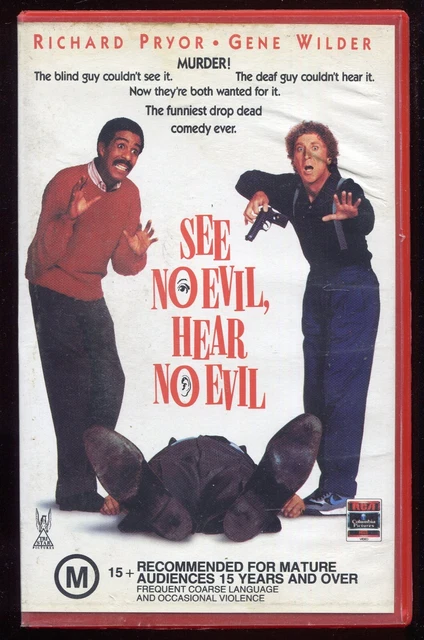 SEE NO EVIL, Hear No Evil (1989) Richard Pryor Comedy Movie RCA