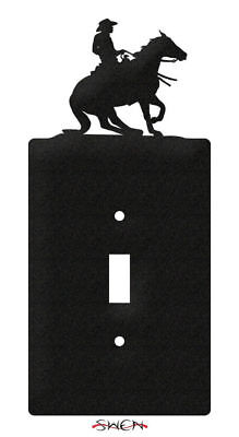 SWEN Products REINING ROPER COWBOY HORSE Light Switch Plate Covers