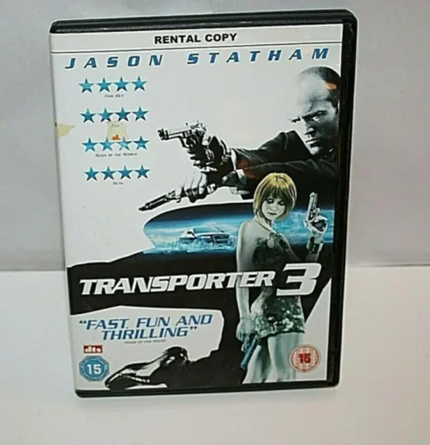 Transporter 3 DVD Action & Adventure (2009) Jason Statham Quality Guaranteed