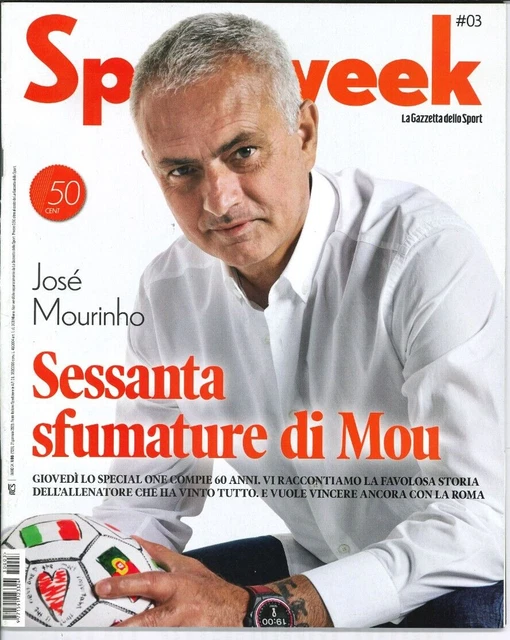 SPORTWEEK 32023 Josè Mourinho Guillermo Ochoa + 6 figurine EUR 9,99