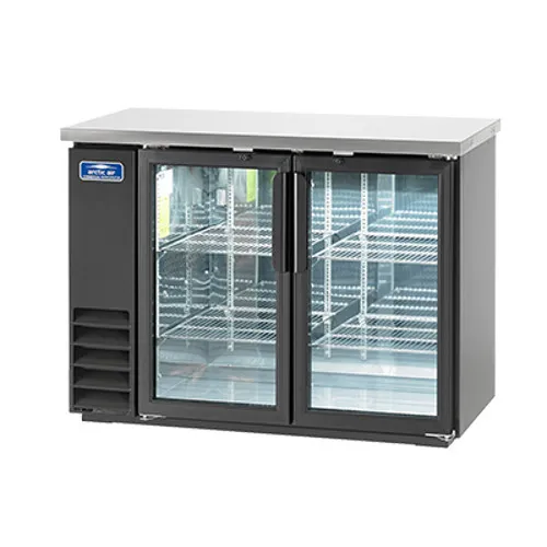Arctic Air ABB48G (48) 6-Pk Can Capacity Back Bar Refrigerator Glass Door