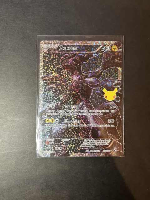 Pokemon - Zekrom - 114/114 25th Anniversary Celebrations - Fullart - Deutsch