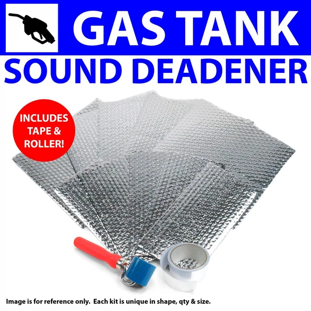 Heat & Sound Deadener Early Cars 1900 - 27 Gas Tank Kit + Tape, Roller 7464Cm2