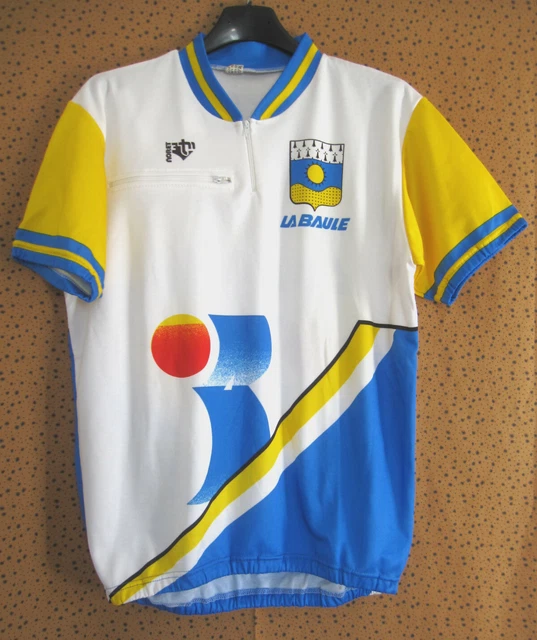 Maillot Cycliste CRB La Baule Speed L'm Vintage 80'S Jersey Bretagne Maillot Cycliste CRB La Baule Speed L'm Vintage 80'S Jersey Bretagne