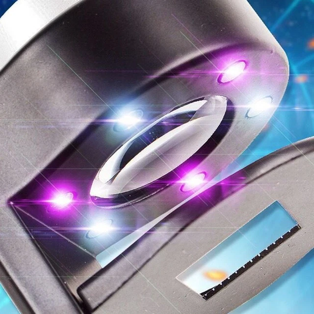 30X Lupa con luces LED y diseño portátil para primer plano