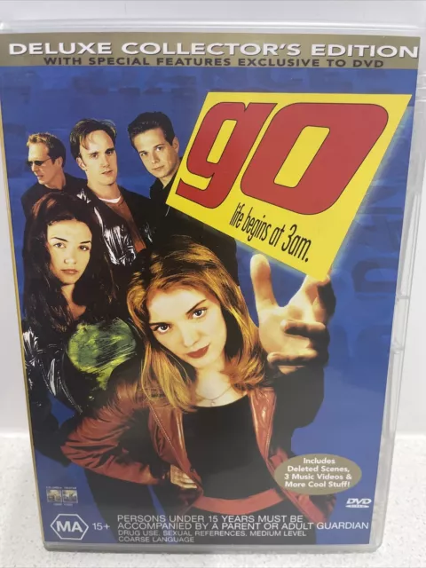 Go - Life begins at 3 am (DVD, 1999) Region 4 Katie Holmes